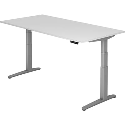 XBHM 2E SS | Bureau - Wit 200 x 100 Tafelhoogte I Elektrisch in hoogte verstelbaar