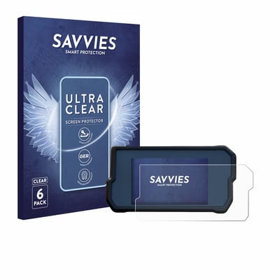 Savvies - Screenprotector voor KTM 790 Adventure 2019+ - Folie Beschermfolie transparant 6 Stuks