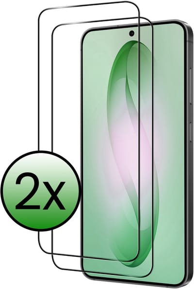 Screenprotector - 2 Stuks Geschikt voor Samsung Galaxy S26 - Full Cover - Beschermglas - Gehard Glas - Tempered Glass - Screen Protector