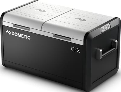 Dometic CFX3 75DZ Dual zone compressor koeler/vriezer - 74L - 12/24/230v - Energieklasse D - zwart/grijs