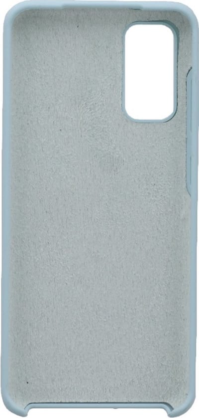 LuxeBass Hoesje geschikt voor Samsung Galaxy S20 siliconen hoesje - Cyaan blauw - telefoonhoes - gsm hoes - gsm hoesjes