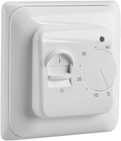 Dailygoods - Stralingsverwarmingsthermostaat - Handmatige thermostaatregelaar - Geschikt voor elektrische verwarmingsapparaten - Compact formaat - Ene...