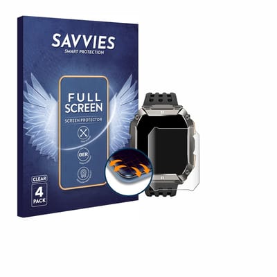 Savvies - Screenprotector voor Banlvs G68 2.01" - Folie Beschermfolie transparant volledig dekking 4 Stuks
