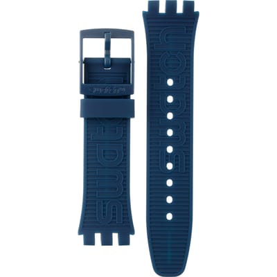 Swatch Plastic - New Chrono - SUS ASUSB418 SUSB418 X-District Blue Horlogeband