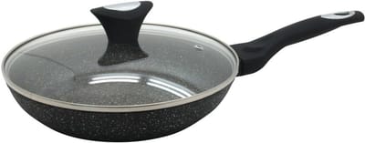Kwalitatief Hoge Kwaliteit Kookpan met Deksel 20-30 cm Marmeren Anti-aanbaklaag Aluminium voor Alle Kooktoestellen Inclusief Inductie