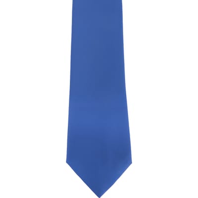 Premier Herensatineband (smal blad) (pakje van 2) (Middenblauw)