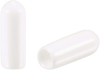 Dailygoods- Rubberen Eindkappen 50 Stuks - 4 mm ID - Draadbeschermers - Zacht/Elastisch - Stofbestendig - Hoogwaardig PVC-Materiaal