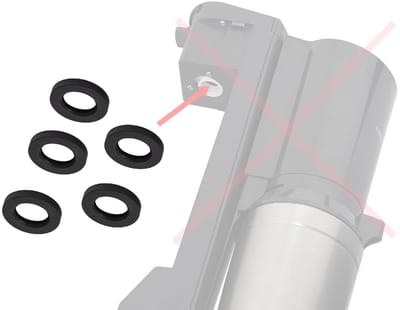 Bruiswatertoestel Afdichting - O-ring Cilinderafdichting - Bruiswater Maken - EPDM FDA Materiaal - 5 stuks - Zwart