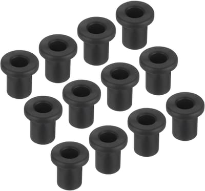 20 Stuks Rubber Oogjes voor Kabels - 6mm Diameter, 4mm Binnenzijde, 9mm Hoog - Bescherming en Bevestiging voor Kabelbuizen