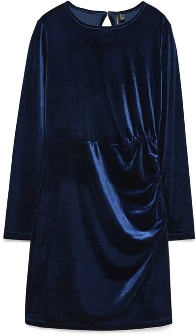 VERO MODA - VMMONICA LS VELVET SHORT DRESS EXP - Dames - Mini jurken