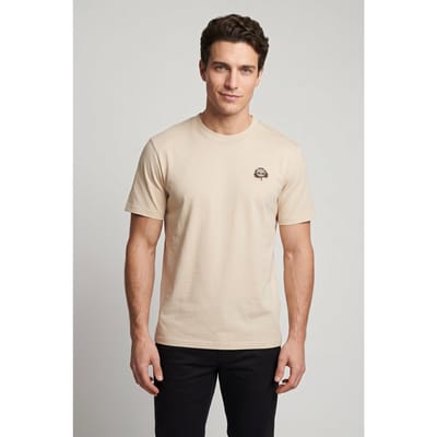 Timberland Tree Logo Patch Tee Angora Taglia: S | Magliette basic Outlet | Uomo | Grigio