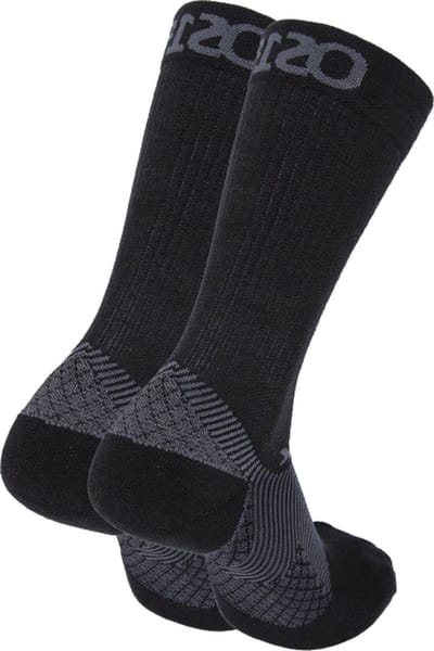 OS1st FS4 fasciitis plantaris compressie sokken merinowol maat S (34-37) – zwart – hielspoor – vermoeide voeten – pijn onder de voetboog – hielpijn – temperatuurregulerend – ademend – vochtregulerend – compressie – naadloos – antibacterieel