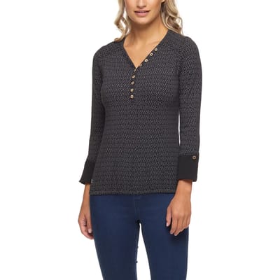 Dames-T-shirt met lange mouwen Ragwear Pinch Print