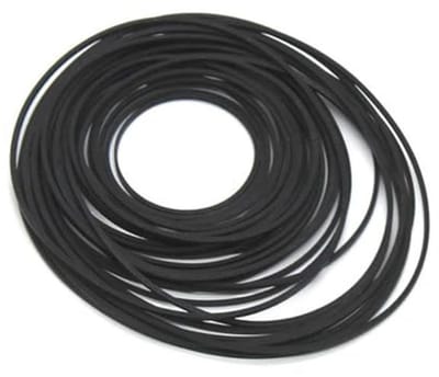 56-Piece Square Cassette Tape Machine Belt Connecting Tape in Various Sizes Rubber Recorder Belt Set, Cassette - ShopVlot