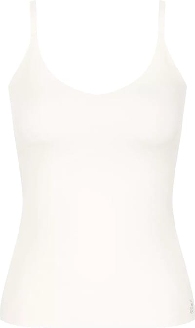 sloggi ZERO Feel 2.0 Spaghetti Top Dames Onderhemd - SILK WHITE - Maat XXL