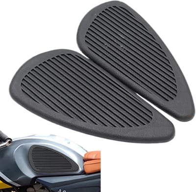 Motorfiets Tankbeschermer - Antislip Griphoes - Rijden Verbeteren - Krasbestendig Ontwerp - 24 x 12 cm - Zwart