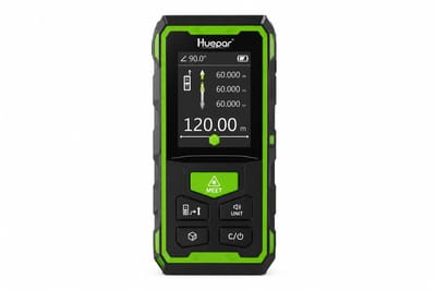 Jurrys Afstandsmeter - Laserapparaat - Digitale afstandsmeter - Meetlaser - Meetinstrument - Nauwkeurig - Compact - 120M - Zwart