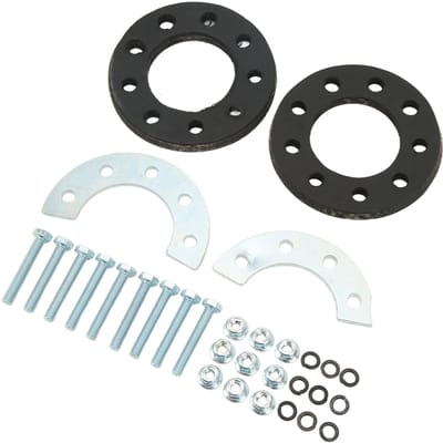 9-Gats Tandwielmontagekit Aluminiumlegering Steunplaat Versterkte Ringenset voor 49-80CC Elektrische Fiets Motorfiets white
