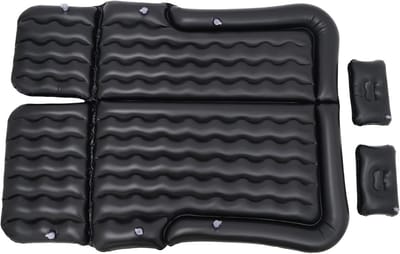 Opblaasbaar luchtbed - Auto matras - Kamperen en reizen - Hoge draagkracht - 1.74 x 1.26 meter - Zwart