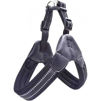 Reflecterend Franse Bulldog Huisdier Tuigje en Lijn Set Gezellige Mesh Hondentuigjes Ideaal voor Kleine Middelgrote Honden Huisdieren Accessoires hondenharnas Hoge Kwaliteit XS