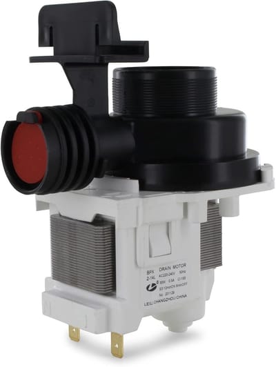 Afvoerpomp Vaatwasser - Pomp Onderdeel - Apparaat Reparatie - Magneettechniek Pomp - 13 cm Lengte - Zwart