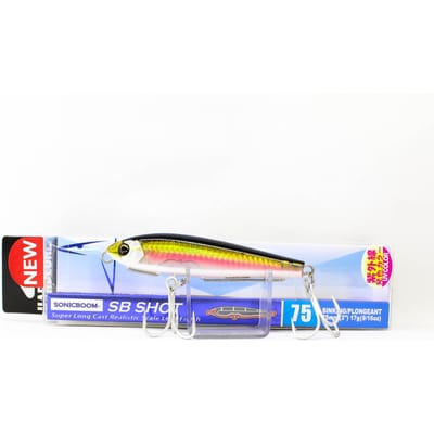 Yo Zuri Duel Sonic Boom SB Shot 75S Leurre Coulant F1268-HKRS (0993) white