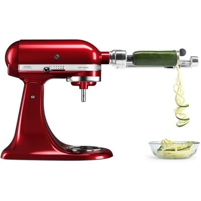 KitchenAid 5KSM1APC spiraalsnijder, rasp- en snijder accessoireset - compatibel met staande mixers - 5 delen