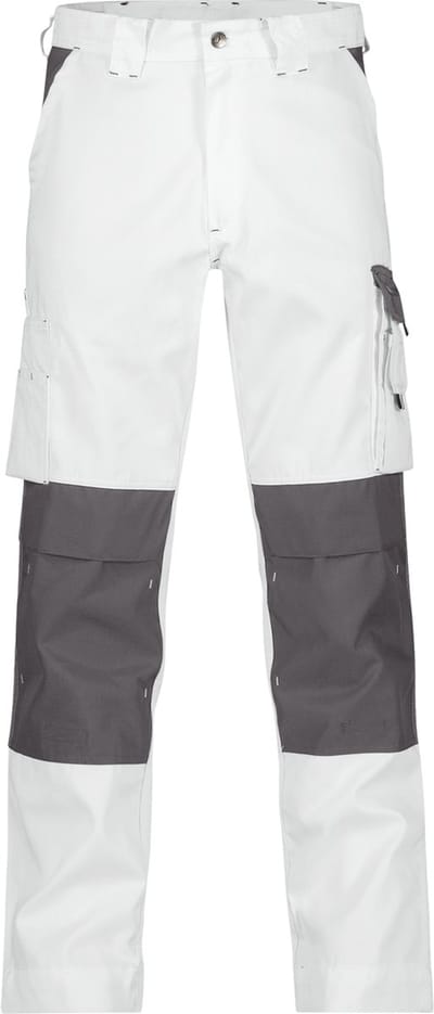 Tweekleurige werkbroek met kniezakken