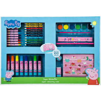 Peppa Pig Kleurkoffer meer dan 100st
