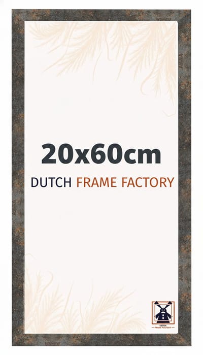 Fotolijst 20x60 cm - MDF - Geoxideerd Metaal - Benno