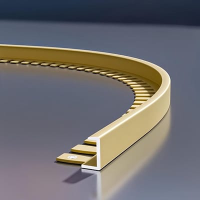 Naadgeleider Hoekprofiel - Aluminium Afwerking - Tegels Beschermen - Flexibel Aluminium - 90 cm 3 Stuks - Zilver
