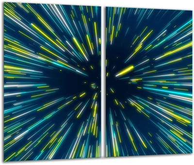TMK ArtDeko - Snijplank - Glas - 2x 30x52 cm - Veilig