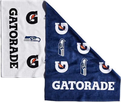 Sport Handdoek - Fitness Doek - Sporten en Trainen - Sneldrogend Materiaal - 107 x 56 cm - Blauw