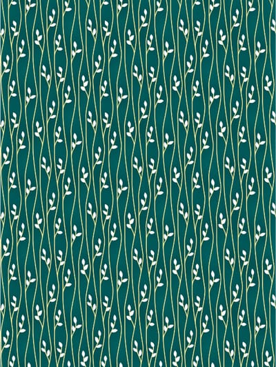 Texture Decopatch papier Plant Twigs donkergroen hotfoil