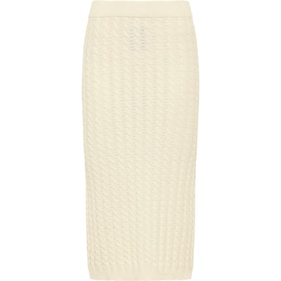 Faina gebreide rok Dames champagne