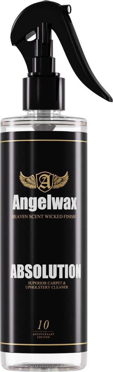 Angelwax Absolution Carpet & Upholstery cleaner 500 ml - Angelwax 'Superior Carpet & Upholstery Cleaner' is de perfecte manier om hardnekkige vlekken te verwijderen uit uw interieur en werkt briljant op alle soorten tapijten en stoffen