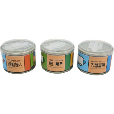 3 Pièces de Nourriture Humide en Conserve pour Chat Lapin Canard Caille Saumon Dinde Poulet Autruche Nourriture en Conserve pour Chat pour Chats gray