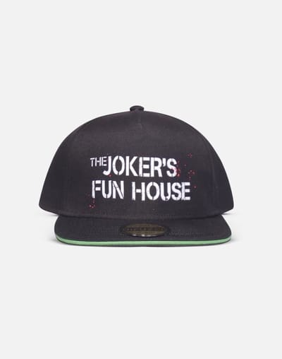 DC Comics Batman - The Joker's Fun House Snapback Pet - Zwart