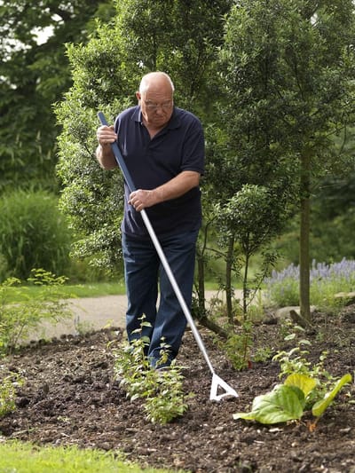 Roestvrijstalen Schoffel - Tuin Schoffel - Onkruid Verwijderen - Dubbele Afgeschuinde Randen - 170 cm Lengte - Zilver