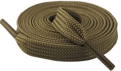 Vervangende platte veters van 50 cm voor sportschoenen, hardloopschoenen en gymschoenen - Zwart, 1 cm breed, 2 paar