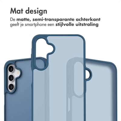 imoshion Hoesje - Geschikt voor Samsung Galaxy A15 (5G) - Color Guard Backcover - Donkerblauw