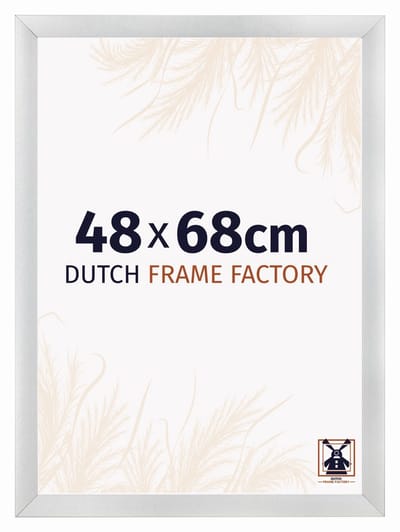 Fotolijst 48x68 cm - MDF - Zilver Mat - Praag