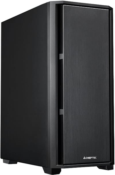 Chieftec Pc-Behuizing Midi Tower Pro Q As02B Op Atx Voor Thuiscomputers En