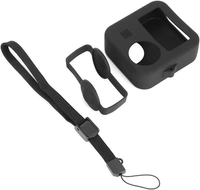 Siliconen camera beschermhoes - zwart - stof- en krasbestendige hoes - camera accessoire