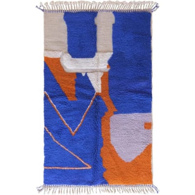 AFK Living Origineel berbertapijt in grafische stijl van wol 155 x 248 cm