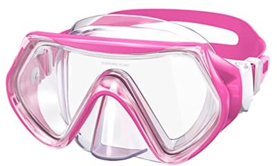 SnelShoppen - Findway Duikmasker voor Kinderen, Snorkelmasker met 180° HD View, Anti-condens, Lekvrij, Zwembril voor Jongens en Meisjes, Perfect voor