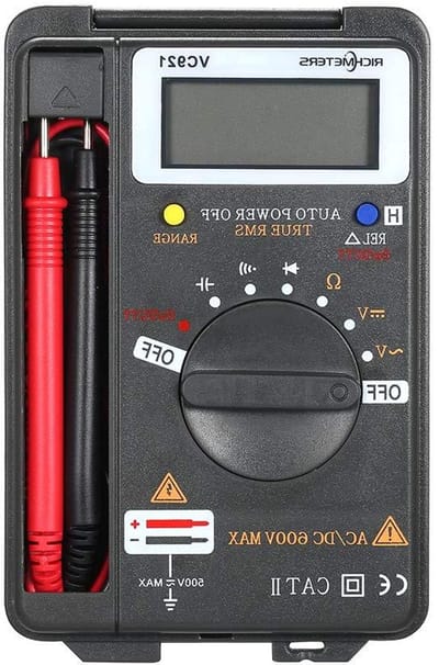 Digitale Multimeter - Testapparaat Spanning - Elektrische Klussen - Hoge Resolutie Display - 4000 Tellen - Zwart