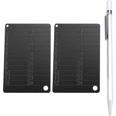 Stockage de phrase de récupération crypto, Plaques de secours en alliage d'aluminium ignifuges avec stylo pour Bitcoin gray
