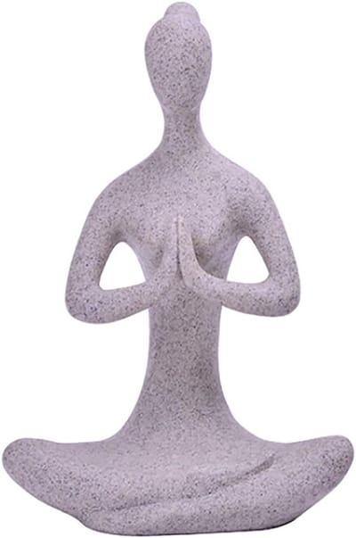 Unieke Resin Yoga Girl Beeldjes voor Creatieve Decoratie, Ideaal voor Woonkamer en Kantoor, Verzamelobjecten en Kunstwerken
