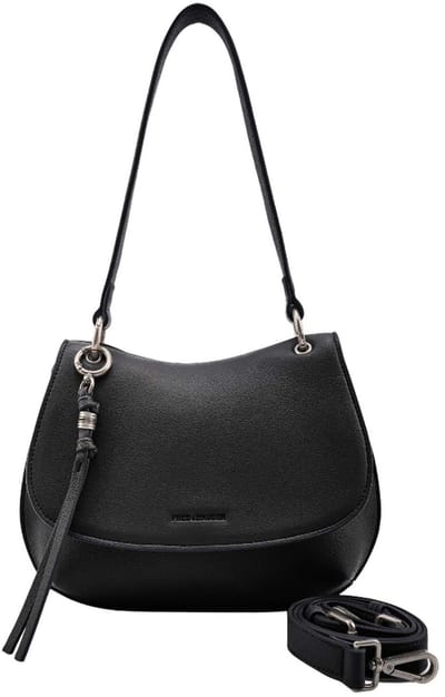 FREDsBRUDER schoudertas handtas My Bestie Small Saddle Black zwart